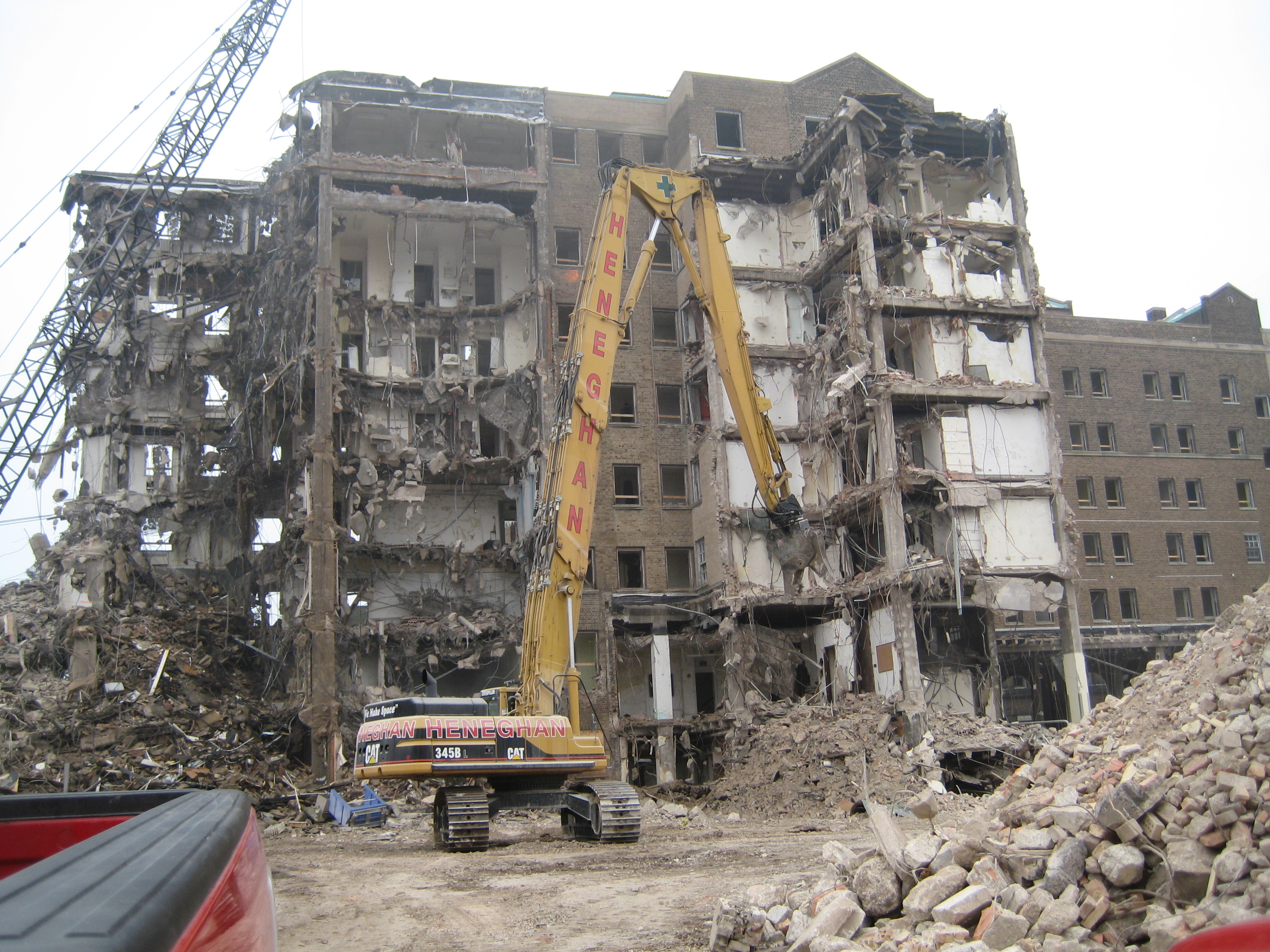 Michael Reese Hospital, healthcare demolition